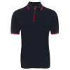 Classic Contrast Polo Navy Red